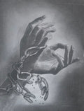 Breaking free from the Grips of Anxiety (Print) 11x17 inches