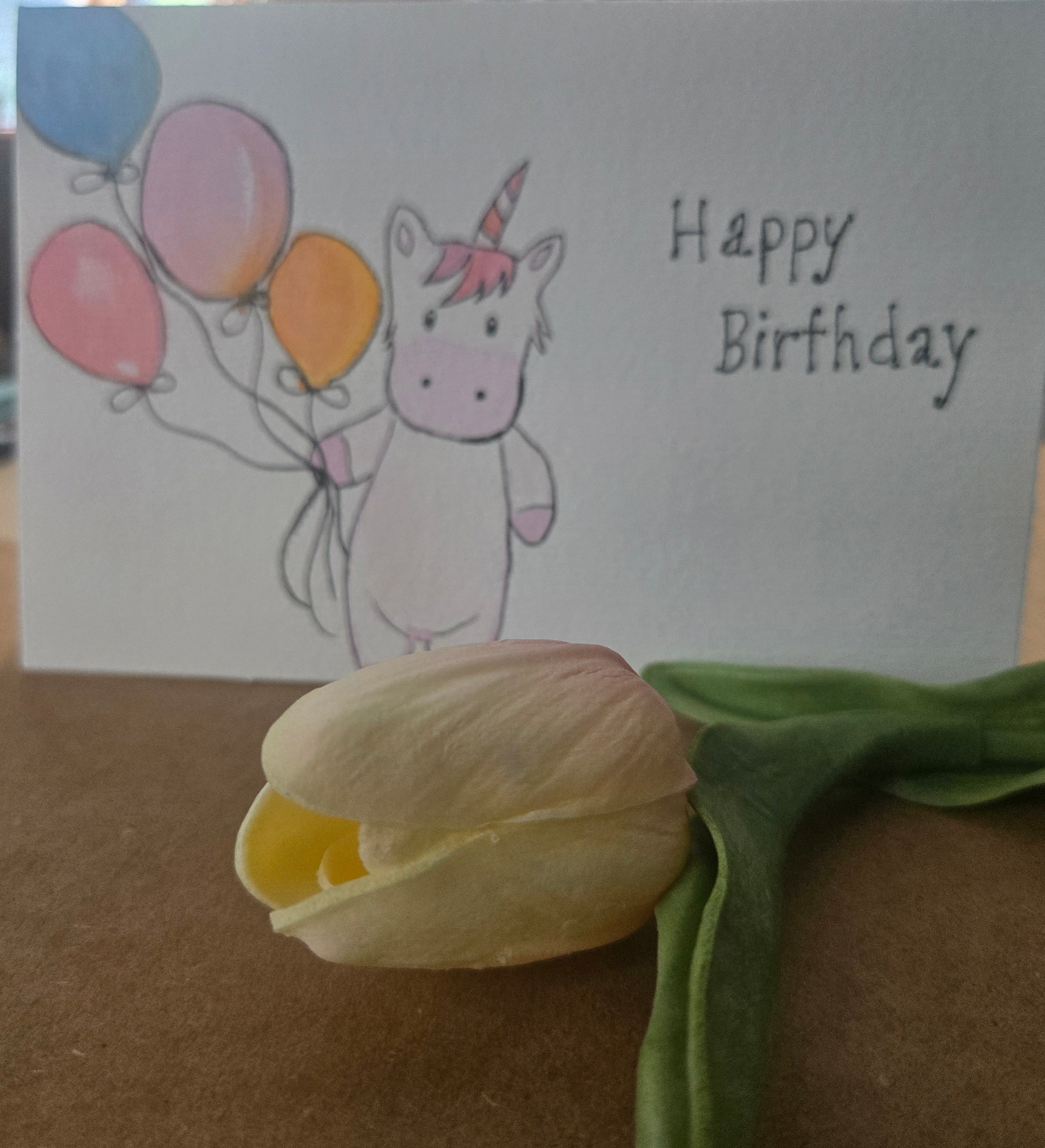 Unicorn Birthday Card
